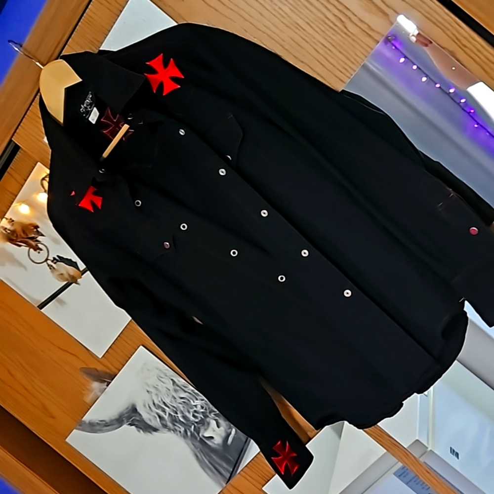 Men's snap shirt